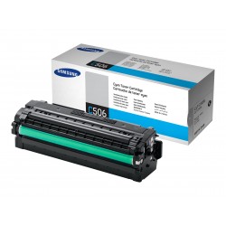 Samsung CLT-C506L - à rendement élevé - cyan - original - toner