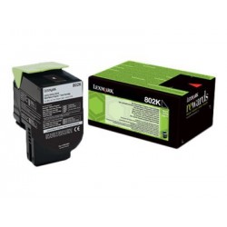 Lexmark 802K - noire - original - toner