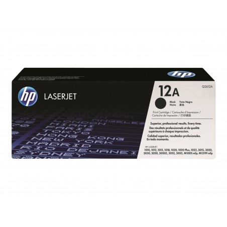 HP 12A - Pack de 2 - noire - original - toner