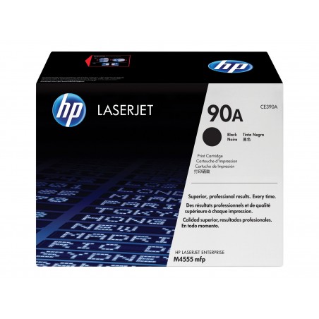 HP 90A - noire - original - toner