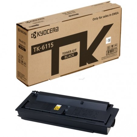 Original Kyocera 1T02P10NL0 / TK6115 Toner noir