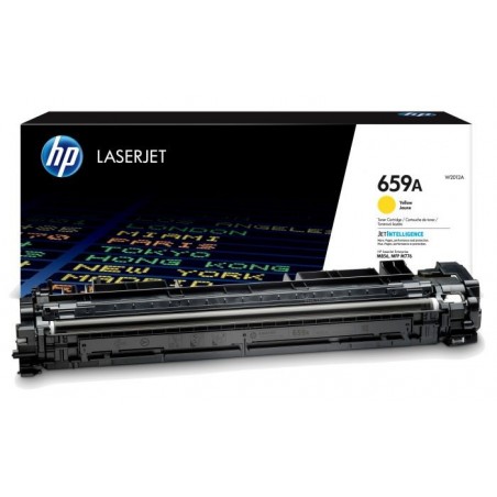 cartouche de toner 659A HP originale Jaune