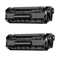 Toner équivalent à HP 79A Pack de 2 Noir