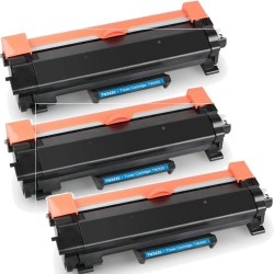 Pack de 3 toners Brother TN2420 compatible