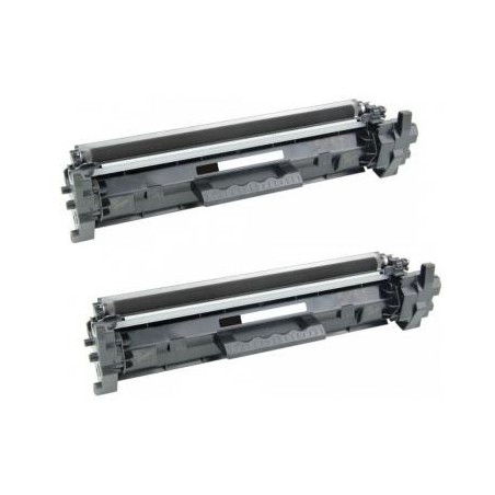 Toner équivalent à HP 94A Pack de 2 Noir