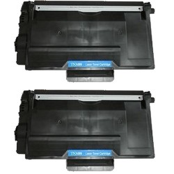 Toner équivalent à Brother TN3480 Pack de 2 Noir