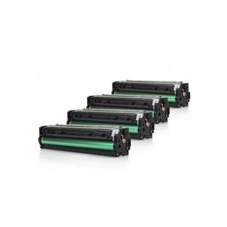 Toner équivalent à HP 131X/131A Pack de 4 4 Couleurs