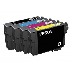 Epson T1816XL Paquerette - Pack de 4 - à rendement élevé - noire, cyan, magenta, jaune - originale - cartouche d'encre