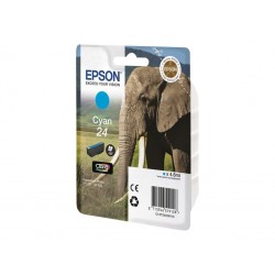 Epson T24 Elephant - cyan - originale - cartouche d'encre