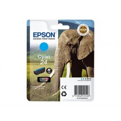 Epson T24 Elephant - cyan - originale - cartouche d'encre