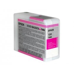 Epson T580A - magenta vif - originale - cartouche d'encre