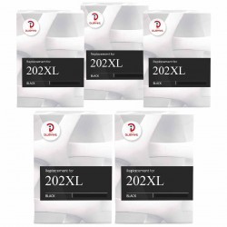 Compatible EPSON 202XL Kiwi Multipack 5 cartouches C13T02G14010 Noires