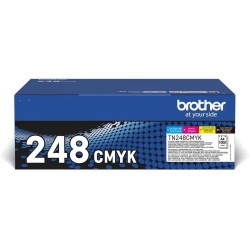 Pack de 4 Cartouche de toner Brother TN248VAL 