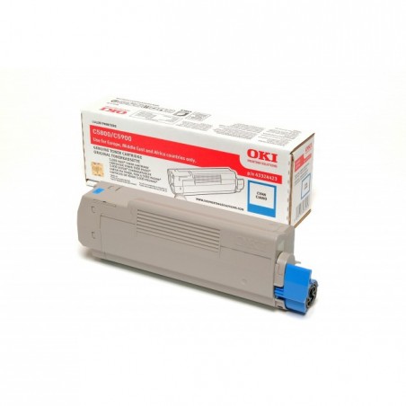 OKI 43324423 - cyan - original - toner