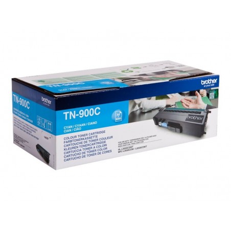 Brother TN900C - cyan - original - toner