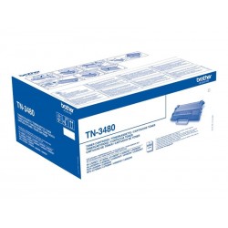 Brother TN3480 - à rendement élevé - noire - original - toner