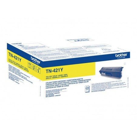 Brother TN421Y - jaune - original - Toner